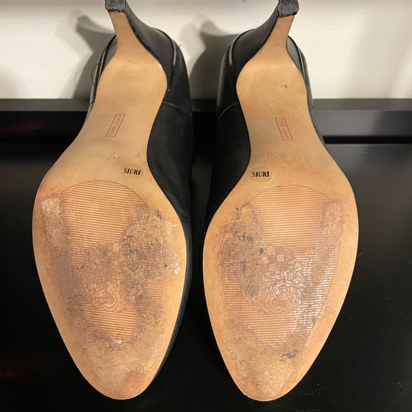 Vince Camuto Black Leather Booties - Picture 4 of 5